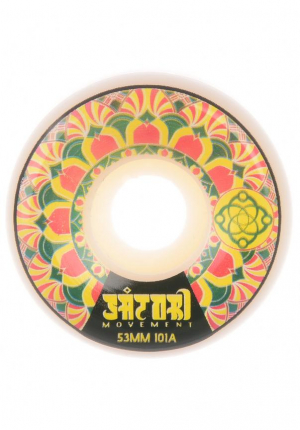 Satori 53 mm 101 A Mandala Series (Conical Shape) Skateboard Wheels